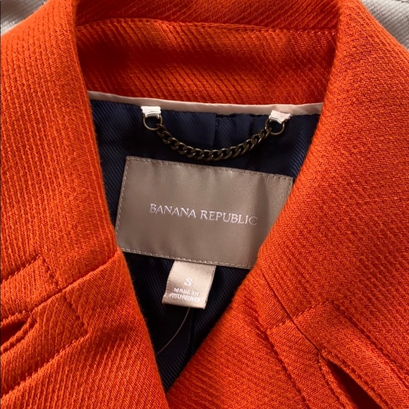 COPY - NWT Banana Republic Orange Blazer Jacket - Picture 5 of 5